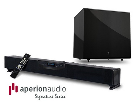 Aperion Signature SLIMstage30 Soundbar Speaker subwoofer bundle Aperion Signature SLIMstage30 Soundbar Speaker subwoofer bundle