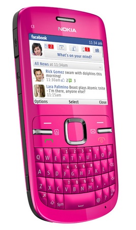 Nokia C3 S40 QWERTY Phone