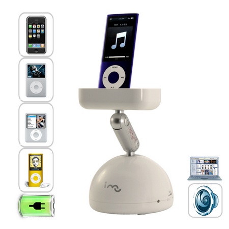 Ipodiphone Speaker Docks on Resonance Speaker With Ipod Iphone Dock   Itech News Net