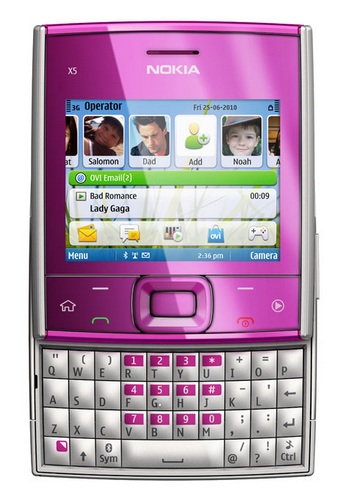 nokia c3 00 pink. Nokia X5-01 Square QWERTY