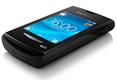 Sony Ericsson Yendo Touchscreen Walkman Phone angle