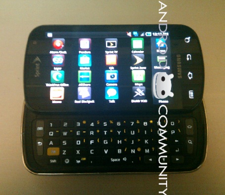 Sprint Samsung Galaxy S Pro with 4G and QWERTY keyboard