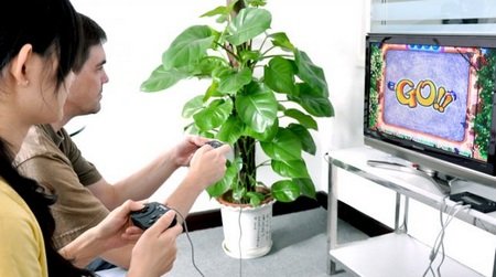 Letcool 350JP Portable Gaming Device Media Player on TV Letcool 350JP Portable Gaming Device Media Player on TV