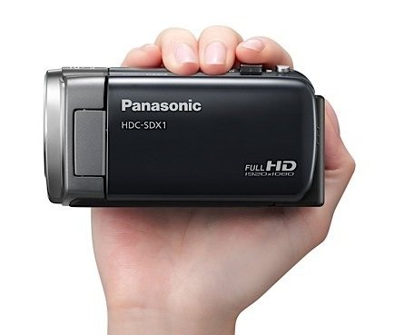 Panasonic HDC-SDX1 - World's Lightest Full HD Camcorder on hand 1 Panasonic HDC-SDX1 - World's Lightest Full HD Camcorder on hand 1