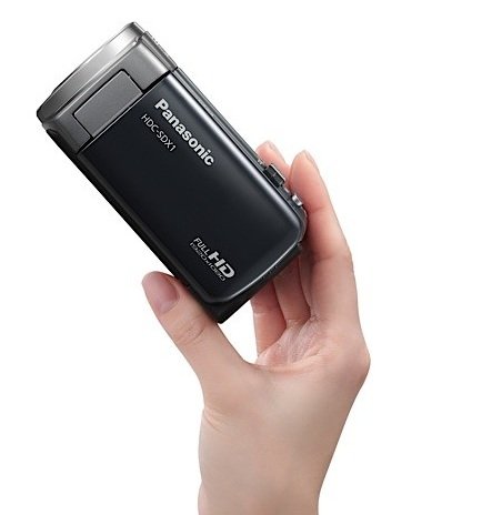 Panasonic HDC-SDX1 - World's Lightest Full HD Camcorder on hand Panasonic HDC-SDX1 - World's Lightest Full HD Camcorder on hand