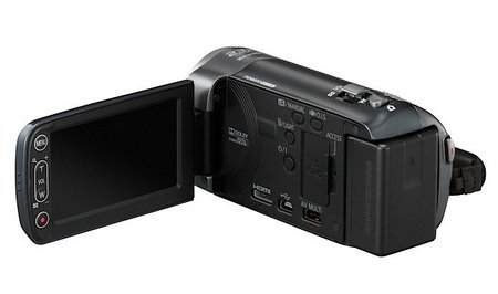 Panasonic HDC-SDX1 - World's Lightest Full HD Camcorder screen open Panasonic HDC-SDX1 - World's Lightest Full HD Camcorder screen open
