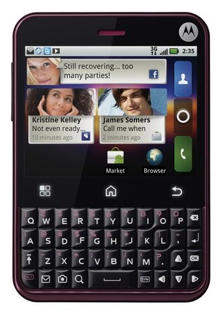 T-Mobile Motorola Charm MOTOBLUR Android Phone front T-Mobile Motorola Charm MOTOBLUR Android Phone front