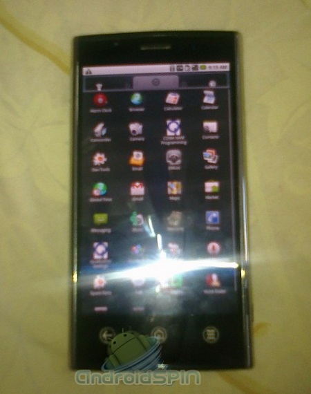 Dell Thunder Android Phone Prototype front