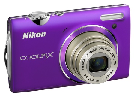 Nikon-CoolPix-S5100-Point-and-Shoot-Camera-with-720p-Video-purple