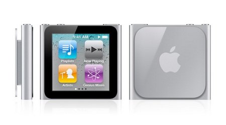 Apple iPod nano 6G gets Touchscreen front back