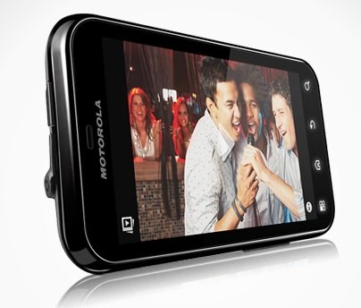 Motorola Defy Rugged Android Smartphone landscape angle