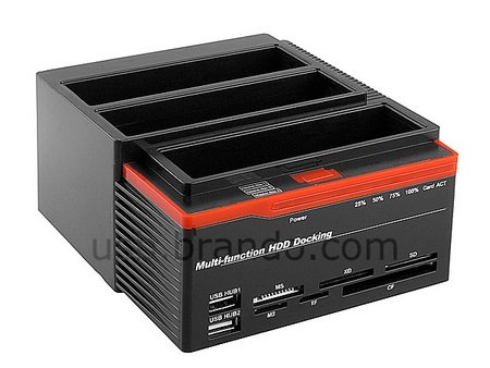Multi-Functional Triple SATA Hard Drive Dock Multi-Functional Triple SATA Hard Drive Dock