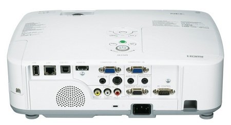 NEC M260X, M260W and M300X Portable Series Projectors back NEC M260X, M260W and M300X Portable Series Projectors back