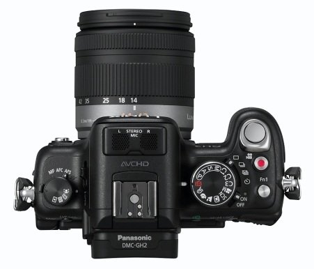 Panasonic LUMIX DMC-GH2 Hybrid Touch-Control Micro Four Thirds Camera top Panasonic LUMIX DMC-GH2 Hybrid Touch-Control Micro Four Thirds Camera top