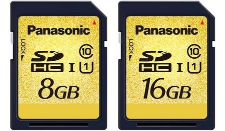 Panasonic RP-SDY08G and RP-SDY16G SDHC UHS-I Memory Cards Panasonic RP-SDY08G and RP-SDY16G SDHC UHS-I Memory Cards