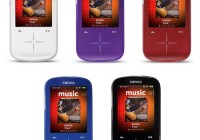 SanDisk Sansa Fuze+ Portable Media Player colors