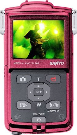 Sanyo Xacti VPC-PD1 Full HD Camcorder for Europe back Sanyo Xacti VPC-PD1 Full HD Camcorder for Europe back