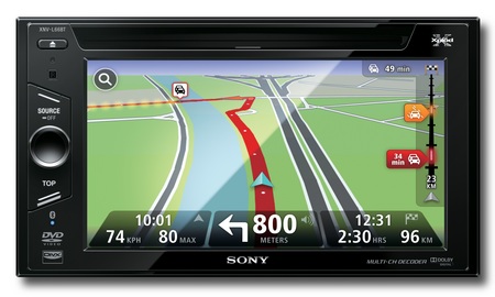 Sony Xplod XNV-L66BT and XNV-660BT Multimedia Navigation Systems front Sony Xplod XNV-L66BT and XNV-660BT Multimedia Navigation Systems front