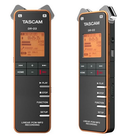 TASCAM DR-03 Portable Audio Recorder 1