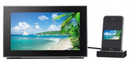 Panasonic MW-20 Digital Photo Frame with iPod iPhone Speaker System dock Panasonic MW-20 Digital Photo Frame with iPod iPhone Speaker System dock