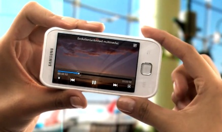 Samsung Galaxy player 50 in video.