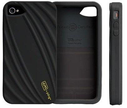 Case-mate Bounce iPhone 4 Case Reduces Cellphone Radiation black