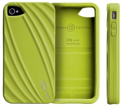 Case-mate Bounce iPhone 4 Case Reduces Cellphone Radiation green