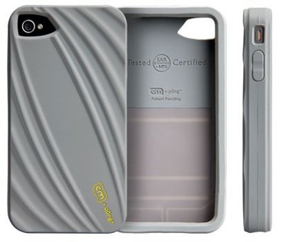 Case-mate Bounce iPhone 4 Case Reduces Cellphone Radiation grey