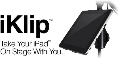 IK Multimedia iKlip Microphone Stand Adapter for iPad 2 IK Multimedia iKlip Microphone Stand Adapter for iPad 2