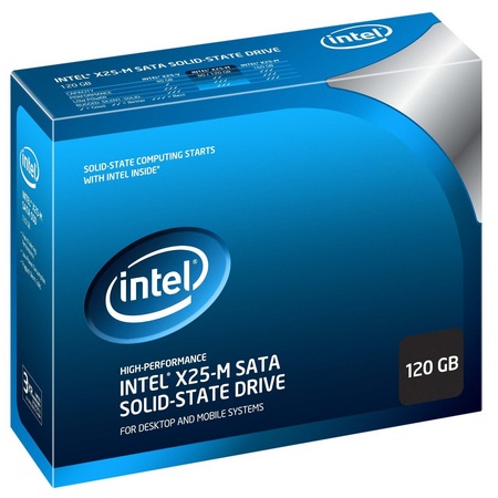 Intel X25-M G2 series SSD package