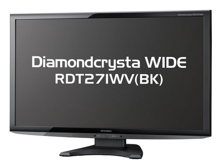 Mitsubishi Diamondcrysta WIDE RDT271WV(BK) LED-Backlit LCD Display