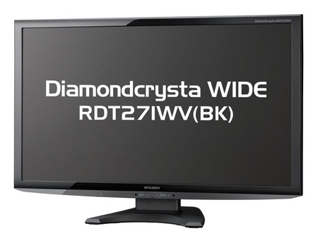 Mitsubishi Diamondcrysta WIDE RDT271WV(BK) LED-Backlit LCD Display Mitsubishi Diamondcrysta WIDE RDT271WV(BK) LED-Backlit LCD Display