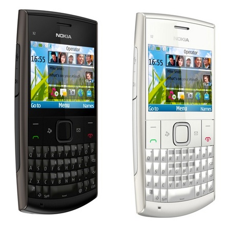 Nokia X2-01 White. Nokia X2-01 Budget QWERTY