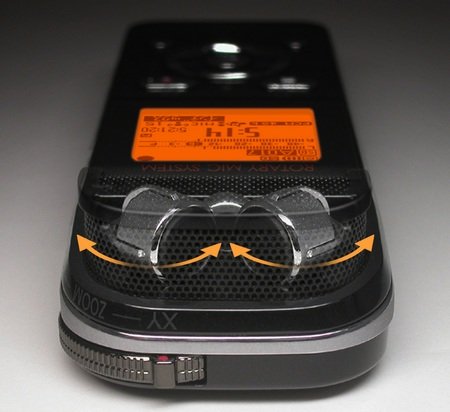 Sanyo ICR-PS515RM Xacti Sound Recorder with 3-WAY Rotation Microphone