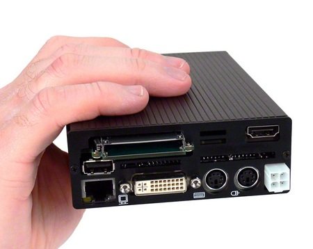 Stealth LittlePC LPC-100M UltraCompact Mini PC on hand Stealth LittlePC LPC-100M UltraCompact Mini PC on hand