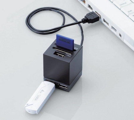 Elecom MR-C26 USB Hub Card Reader Elecom MR-C26 USB Hub Card Reader
