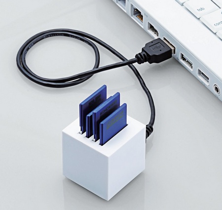 Elecom MR-C27 4-Slot SD Card Reader Elecom MR-C27 4-Slot SD Card Reader