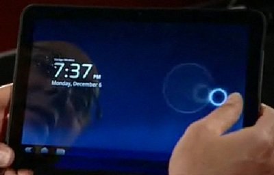 Motorola Android Tablet in Video running Honeycomb 2 Motorola Android Tablet in Video running Honeycomb 2