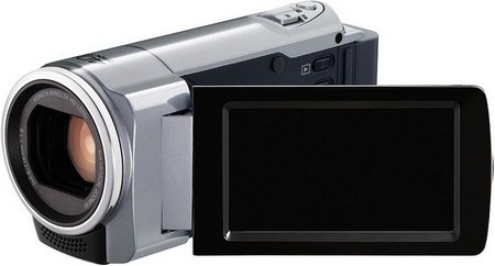 JVC HD Everio GZ-HM50 and GZ-HM30 720p HD Camcorders silver JVC HD Everio GZ-HM50 and GZ-HM30 720p HD Camcorders silver