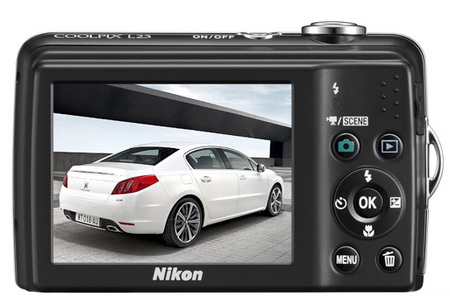 Nikon CoolPix L23 Digital Camera back Nikon CoolPix L23 Digital Camera back