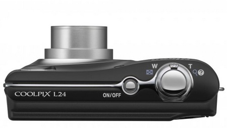 Nikon CoolPix L24 digital camera top Nikon CoolPix L24 digital camera top