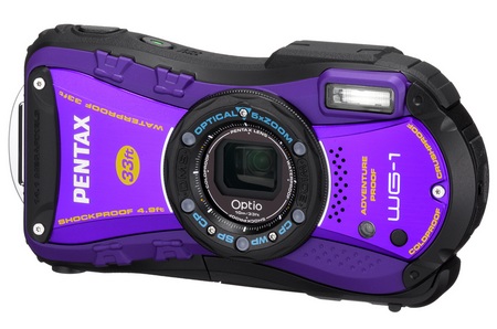 Pentax Optio WG-1 Rugged digital camera purple