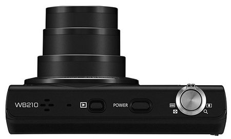 Samsung WB210 Slim Long Zoom Camera top