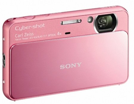 Sony Cyber-shot DSC-T110 Touchscreen Digital Camera pink