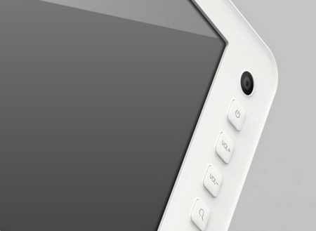 Ainol Cortex-A9 Android 3.0 Tablet Leaked Shots front button and cam