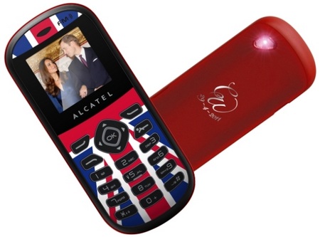 Carphone Warehouse Royal Wedding Phone by Alcatel.