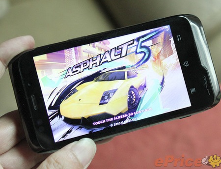 K-Touch W700 Tegra 2 Android Phone from China gaming