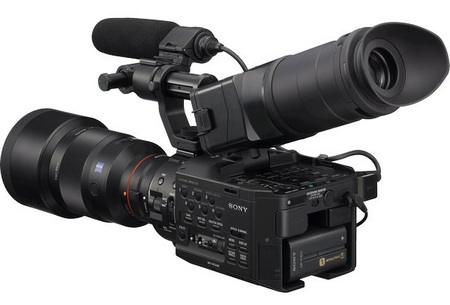 Sony NXCAM HD NEX-FS100 Super 35mm Full HD Camcorder viewfinder tube