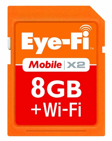 Eye-Fi Mobile X2 8GB Wireless SD Memory Card