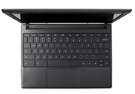 Acer Chromebook with Atom top
